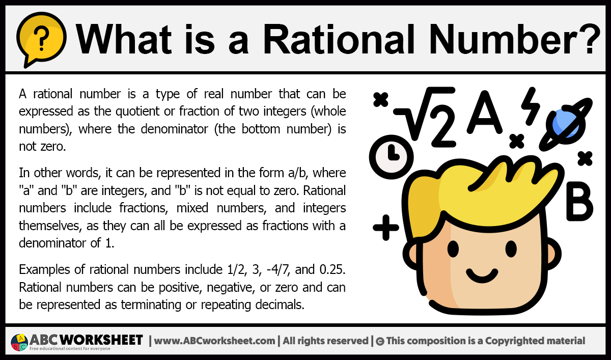 What Is A Rational Number Definition Meaning Rational Number