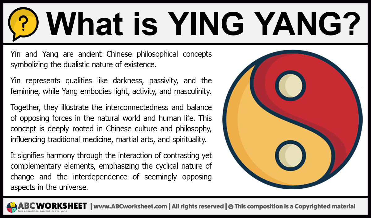 What Is Ying Yang Meaning Of Ying Yang