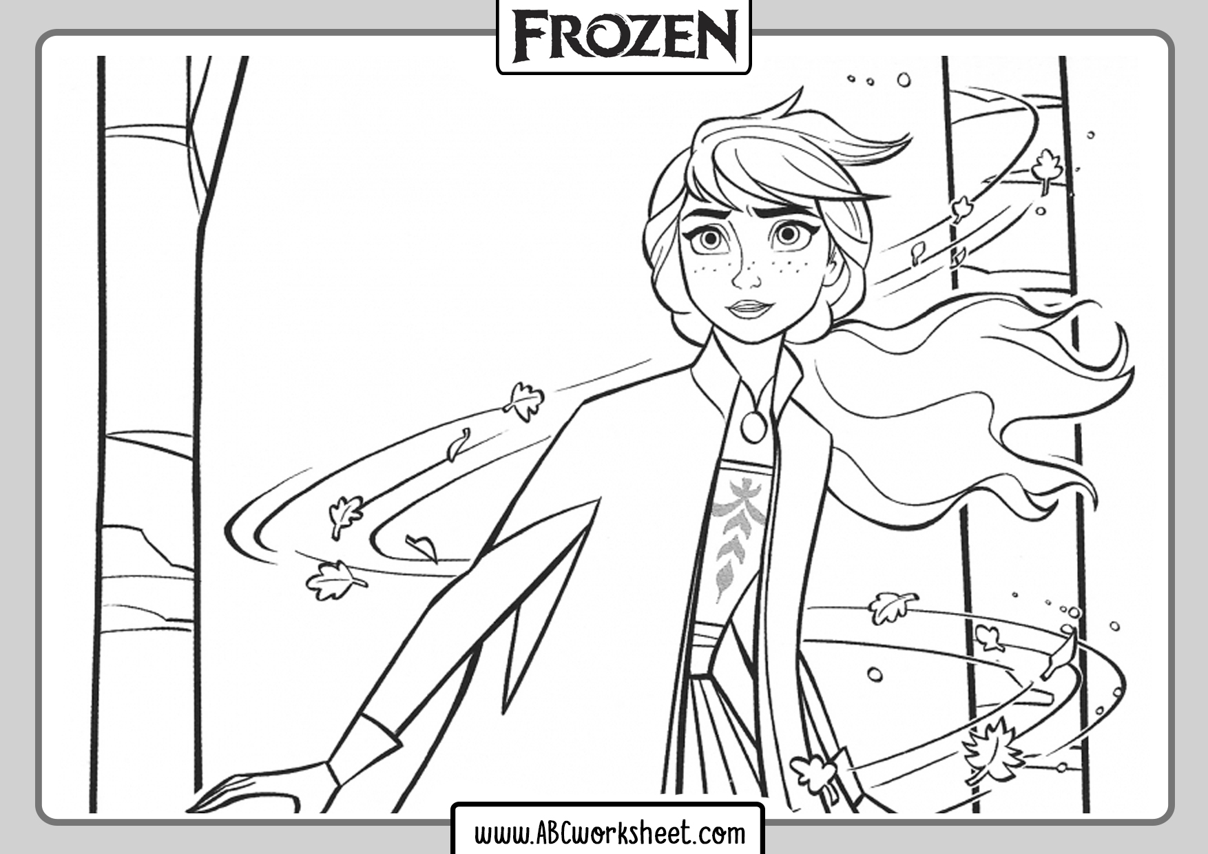 Download Frozen 2 Coloring Sheets - ABC Worksheet