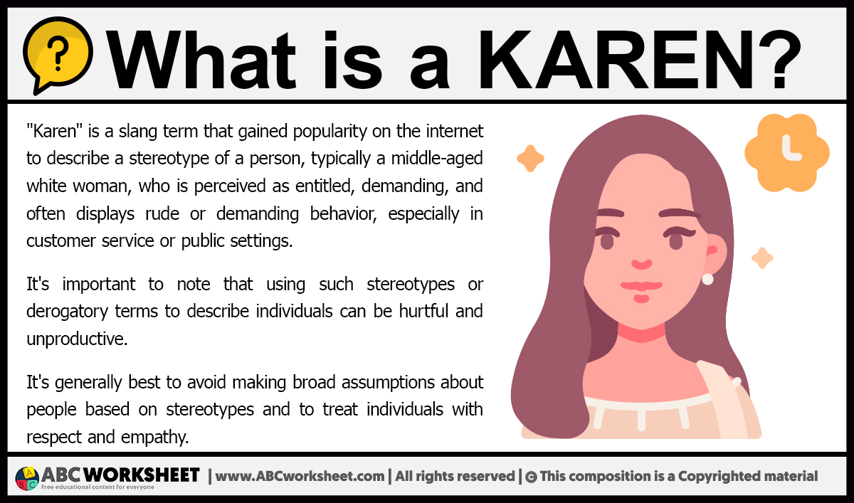 What is a Karen Meaning of Karen term