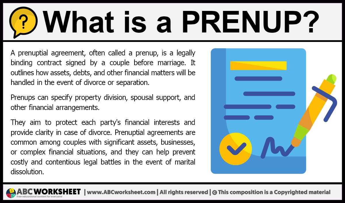 prenupt meaning