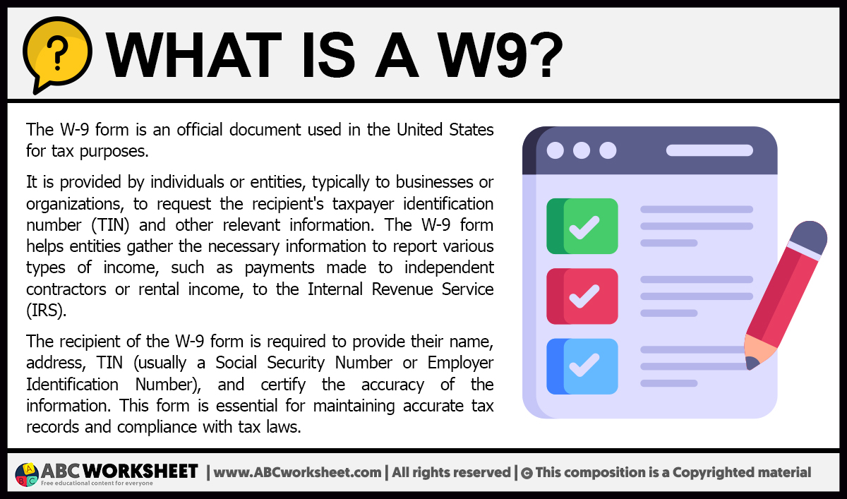 what-is-a-w-9-form