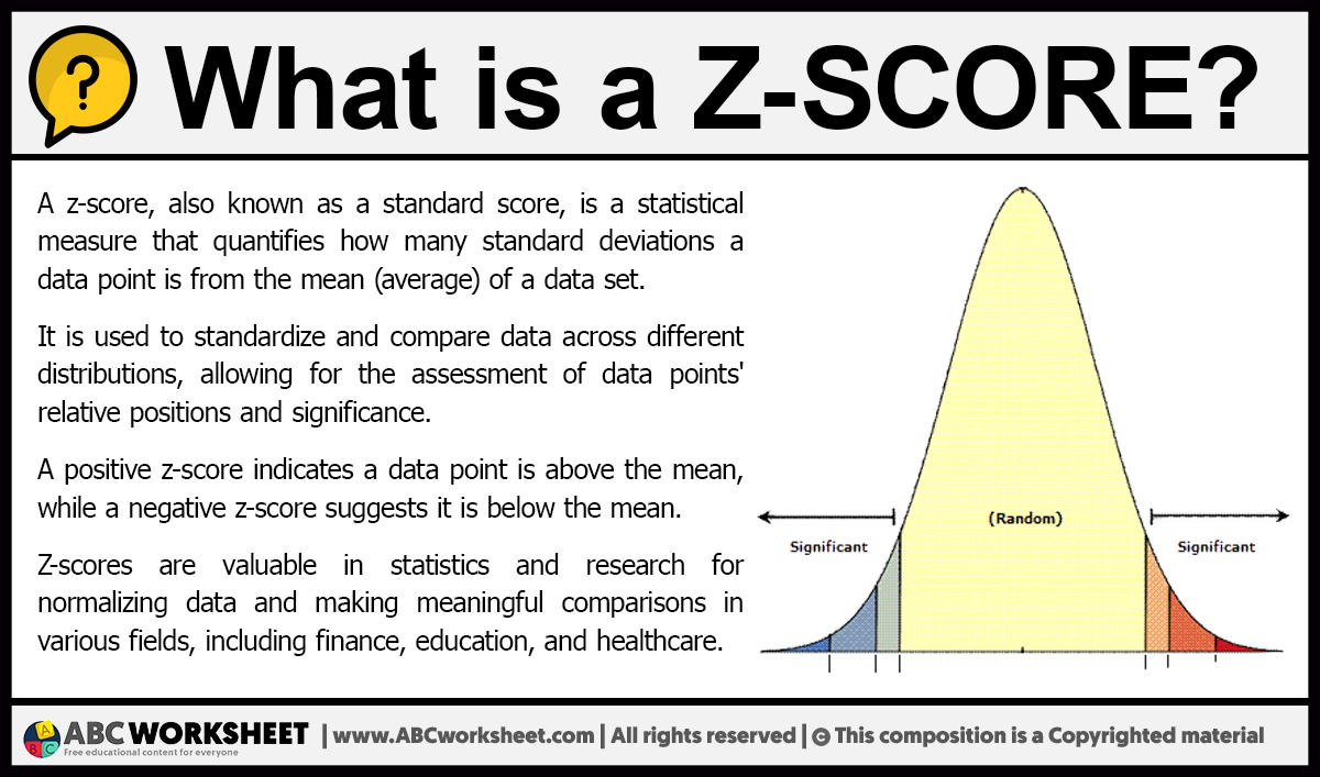 what-is-the-z-score-definition-of-z-score