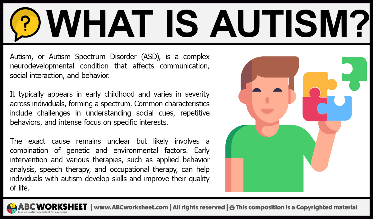 What is Autism | Definition of Autism