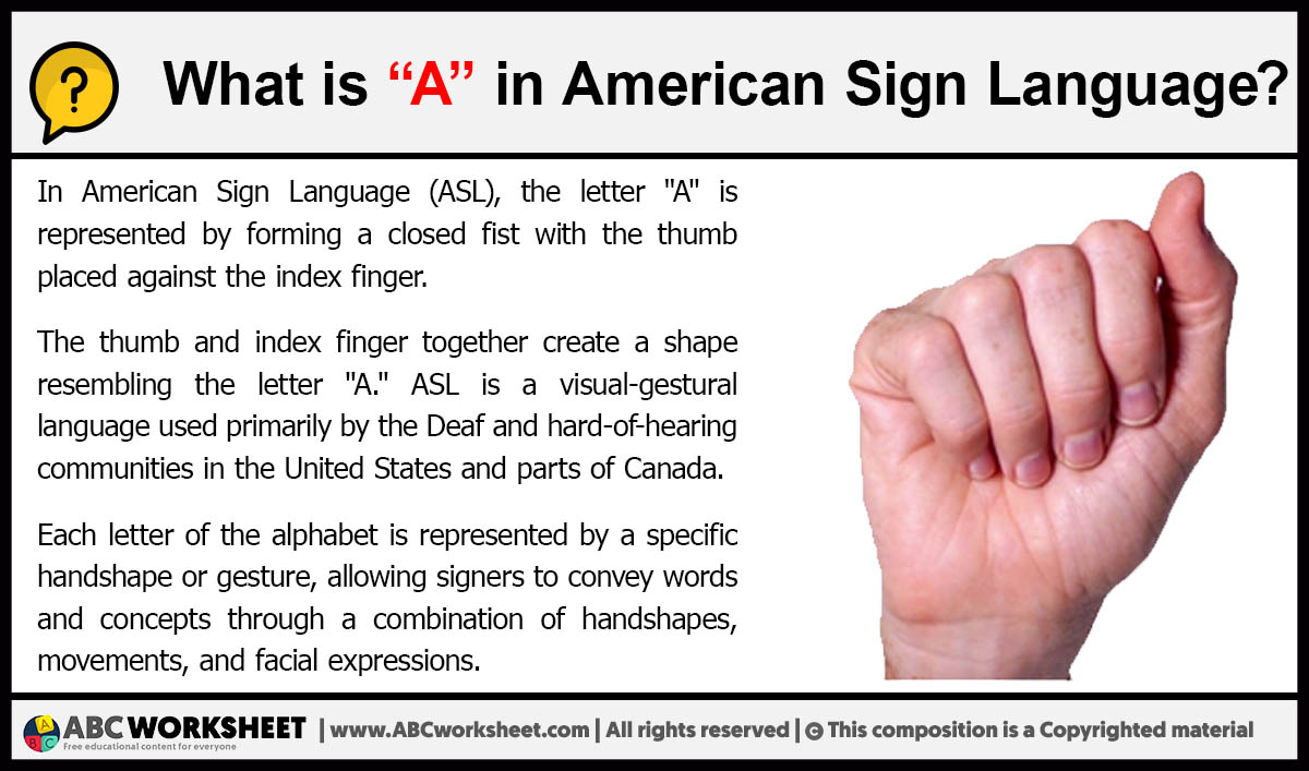 American Sign Language Acronyms