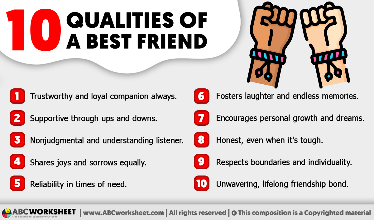 Qualities of a Best Friend